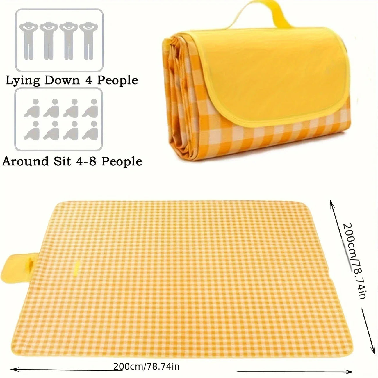 Foldable Eco-Comfort Beach Picnic Blanket